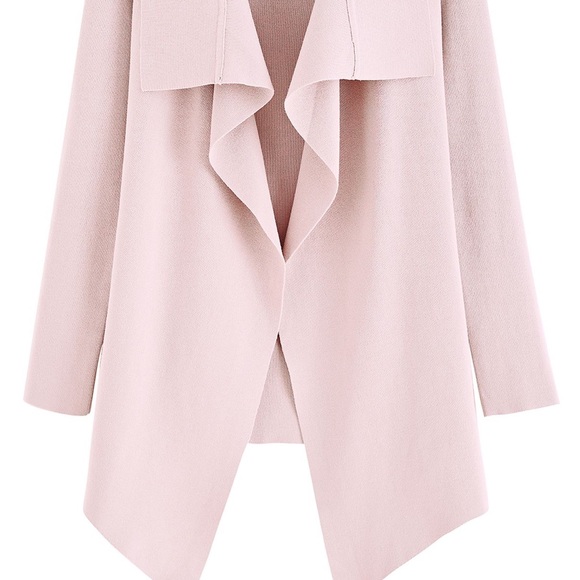 Chicwish WIDE LAPEL TIE WAIST KNIT CARDIGAN - Picture 6 of 8